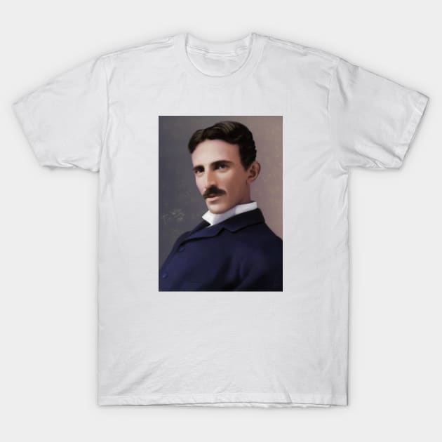 Nikola Tesla T-Shirt by Marija154